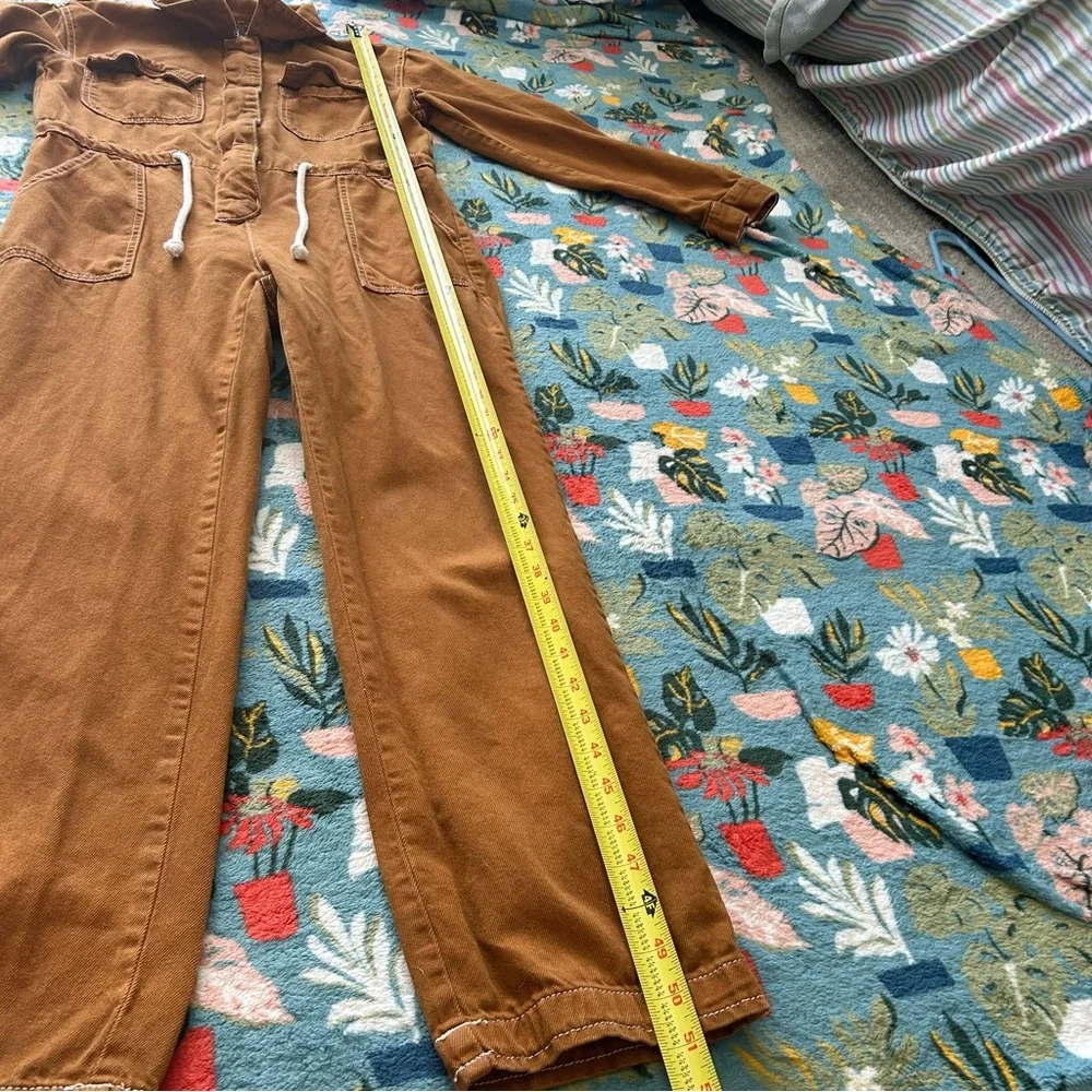 Abercrombie & Fitch utility jumpsuit in rust/brown - Picture 10 of 12